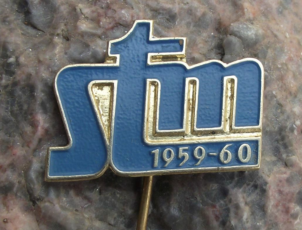 1959 1960 STM Czechoslovakia Creativity Competition Communist Youth Pin Badge - Badgecrazy