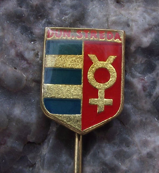 Antique Dunajska Streda City Coat of Arms Heraldic Crest Shield Pin Badge - Badgecrazy