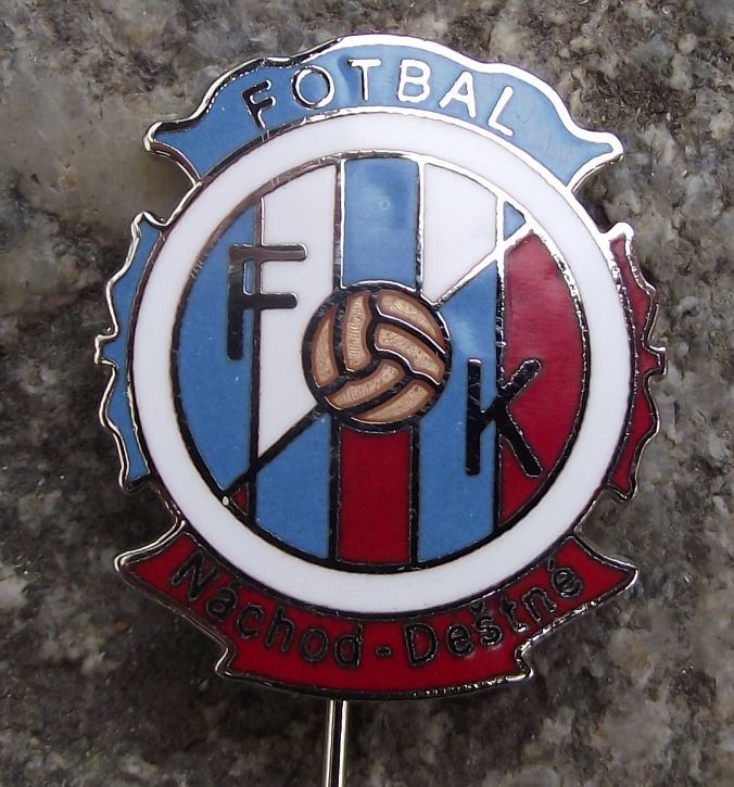 Official FK Nachod Destne Czech Republic Football Soccer Emblem Crest Pin Badge - Badgecrazy