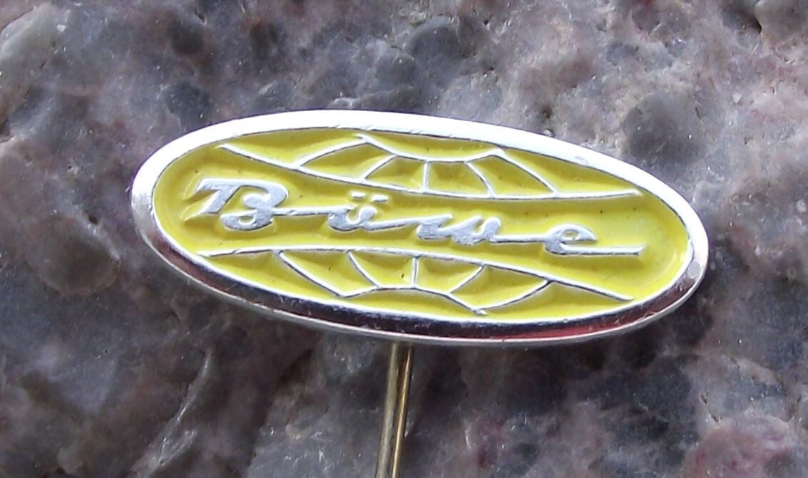 Vintage BOWE BÖWE Systec Engineering East German Germany GDR Oval Logo Pin Badge - Badgecrazy