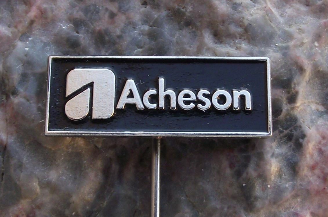 Vintage Acheson Inks and Coatings Printed Circuit Boards PCB Henkel Pin Badge - Badgecrazy