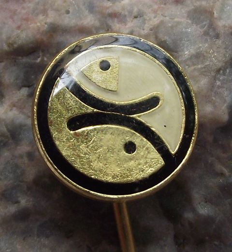 Yin and Yang Taoism Chinese Martial Art Philosophical Teaching Dark & Light Pin