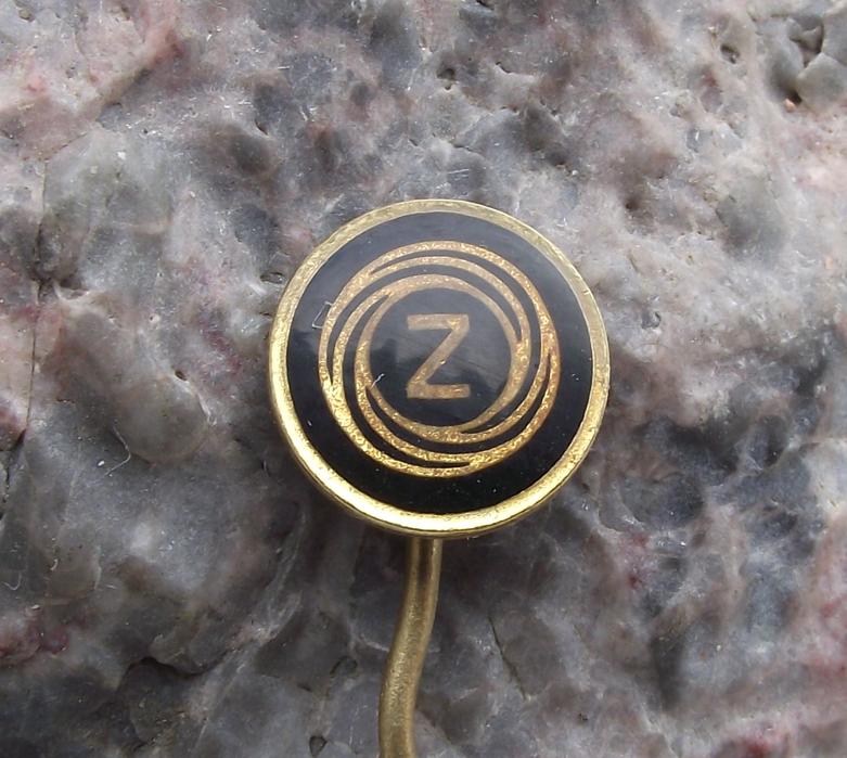 Antique CZ Weapons Rifle Gun Pistol Factory Czechoslovakia Light Black Pin Badge - Badgecrazy