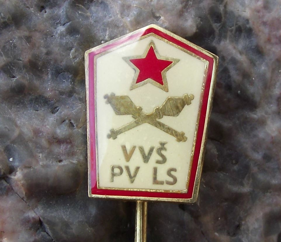 Czech Army Military Armed Forces Ground Forces High School VVS PV LS Pin Badge - Badgecrazy