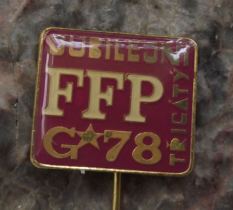 1978 FFP Czech Filmovy Exhibition 30th Communist Workers Film Festival Pin Badge - Badgecrazy