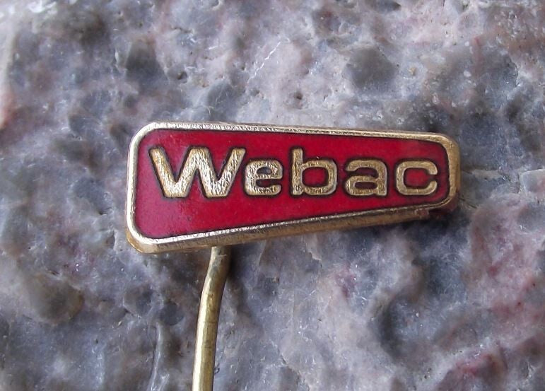 Webac German Metal Foundry Sand Mixing Coating Machines Engineering Pin Badge