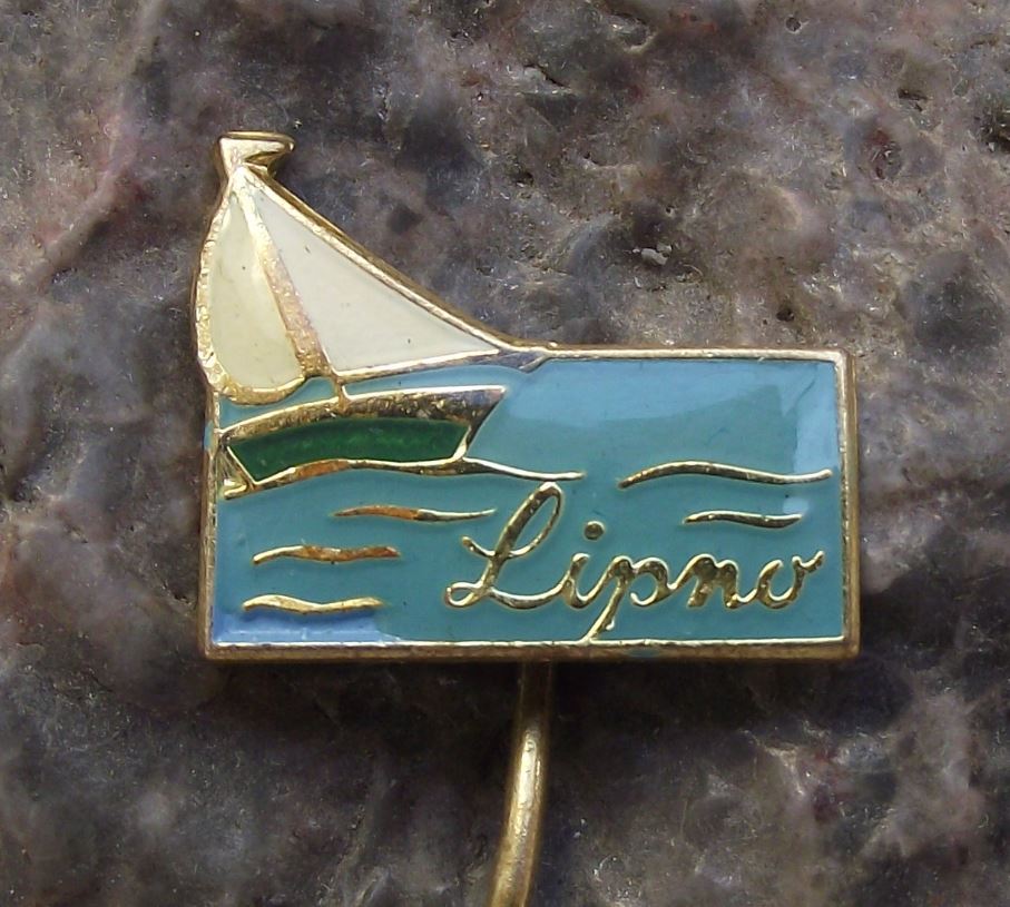 Lipno Lake Dam Boat Yacht Czech Tourist Sailing Holiday Destination Pin Badge - Badgecrazy