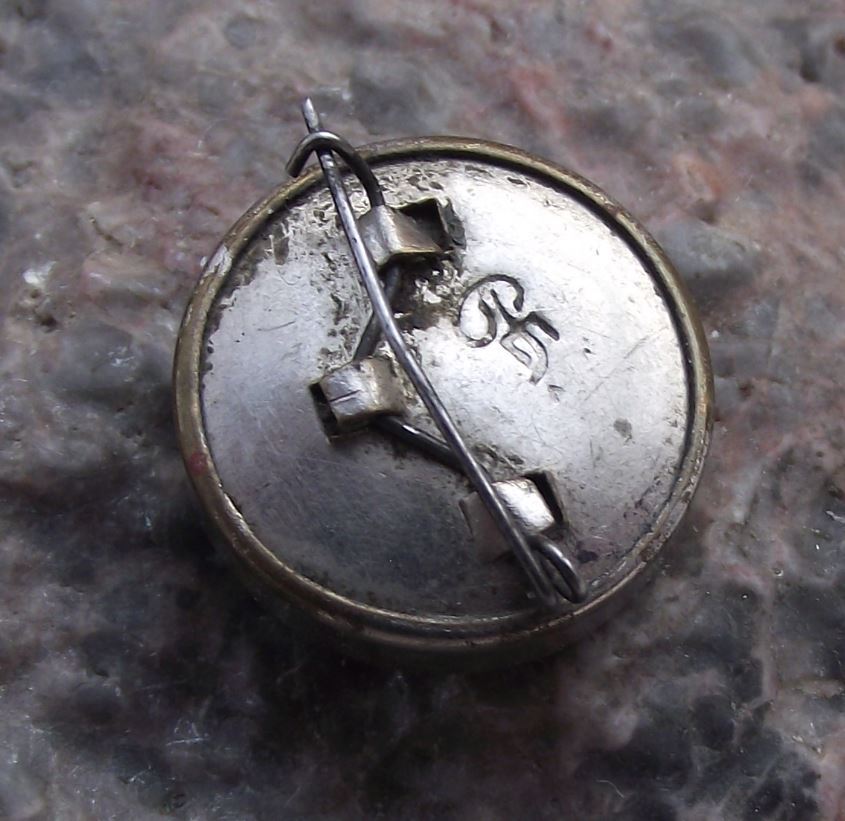 Antique Magnified Lenin Head Soviet Union Russian Leader Communist Pin Badge - Badgecrazy