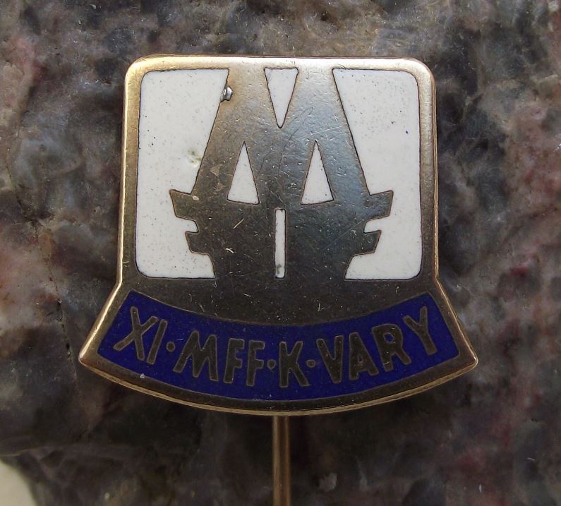 1959 MFF Karlovy Vary 11th Czech International Film Festival Award Pin Badge - Badgecrazy