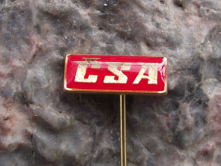 CSA Czech Airlines Czechoslovakia Official Logo Airliner Aircraft Firm Pin Badge - Badgecrazy
