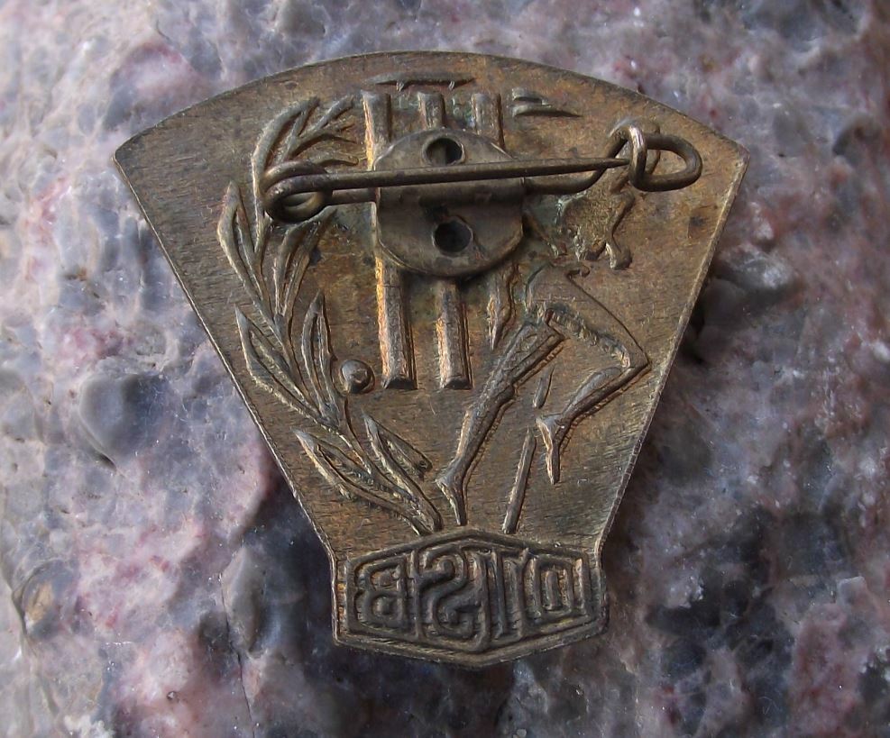 Antique DTSB III Deutsches Turn und Sportfest East Germany DDR Athlete Pin Badge - Badgecrazy