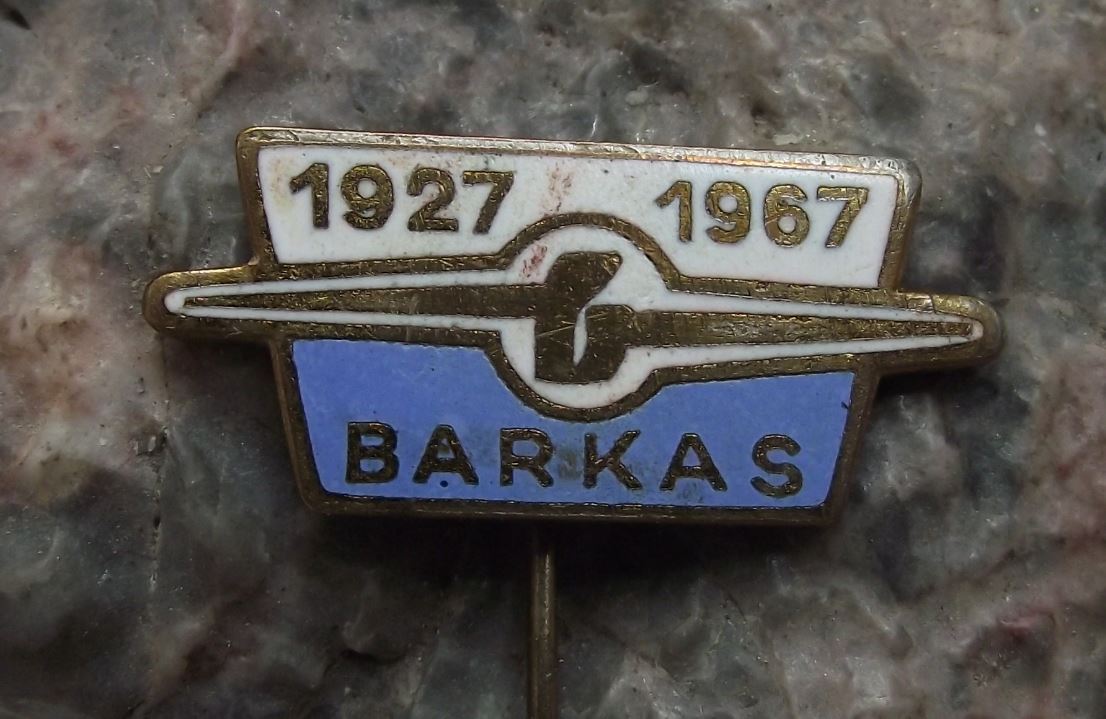 1967 Barkas East German DDR Classic Van Minibus Firm B1000 B1100 Logo Pin Badge - Badgecrazy