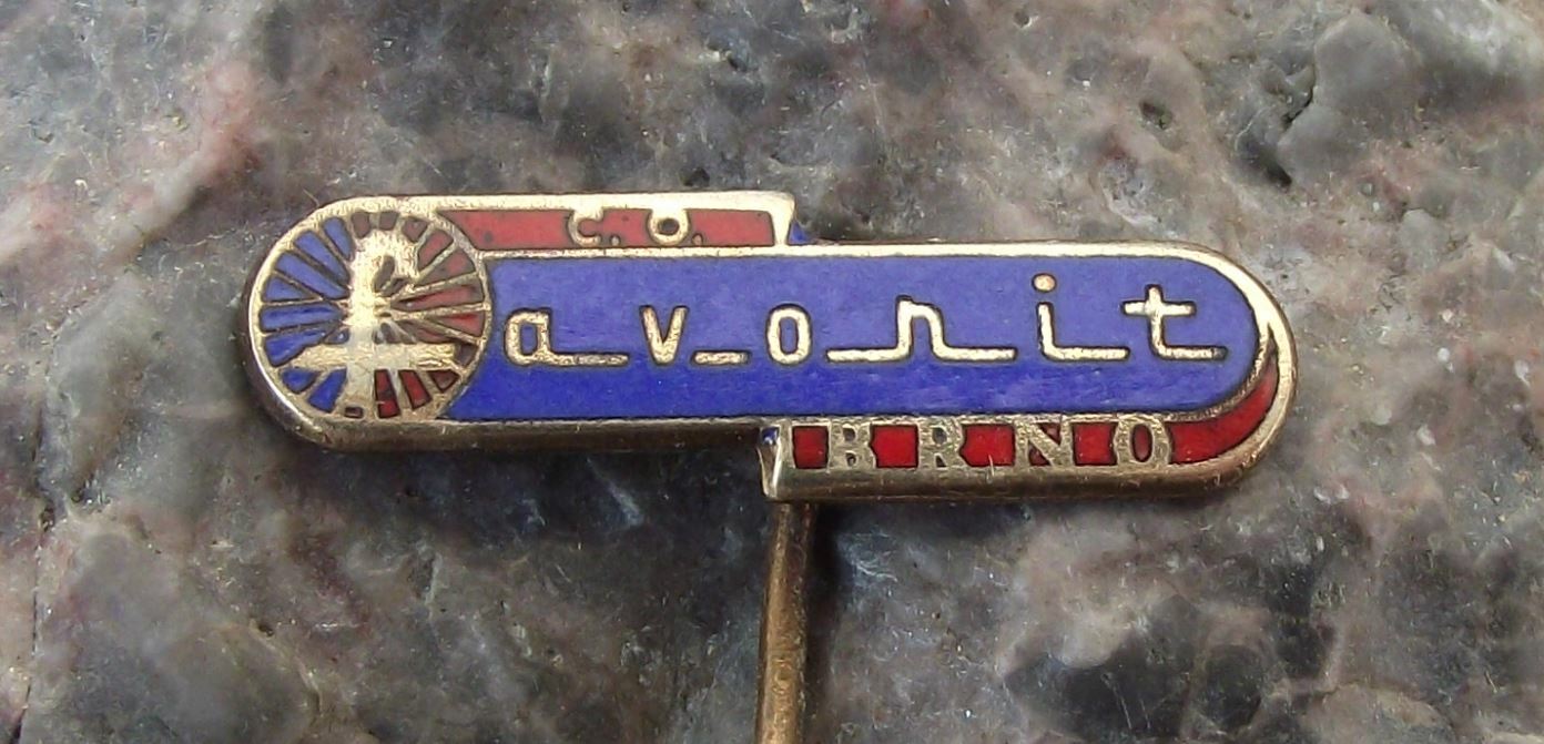 Antique Favorit Brno Bike Racing Touring Bicycles Bike Maker Cycling Pin Badge - Badgecrazy