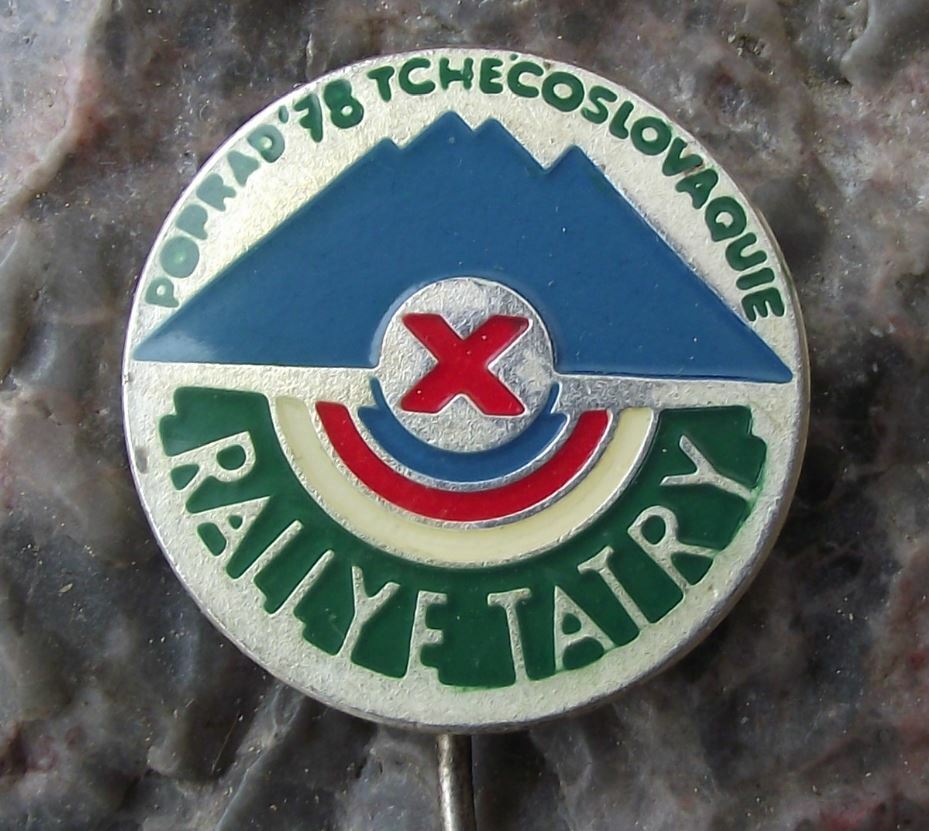 1978 Tatra Rally Motorsport Rallye Tatry Poprad Slovakia FIA Car Race Pin Badge - Badgecrazy