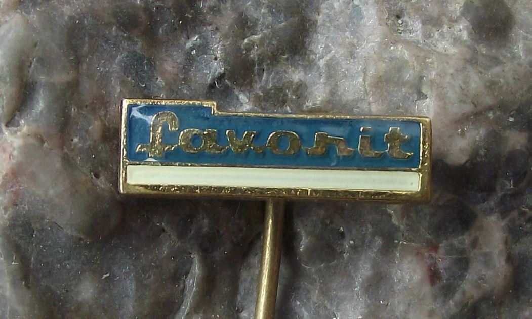 Favorit Bicycles Bikes Czechoslovakia Classic Cycling Cycle Logo Pin Badge - Badgecrazy