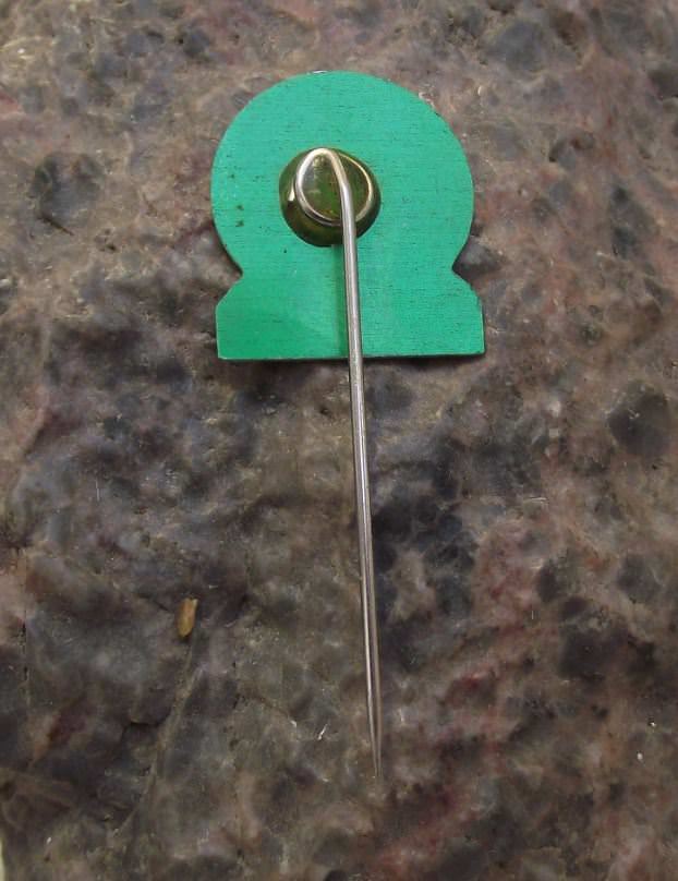 Antique Esperanto The International Language Green Star Symbol Pin Badge 