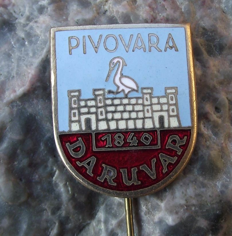 Antique Pivovar Pivovara Daruvar 1840 Croatian Pivo Lager Beer Pin Badge - Badgecrazy