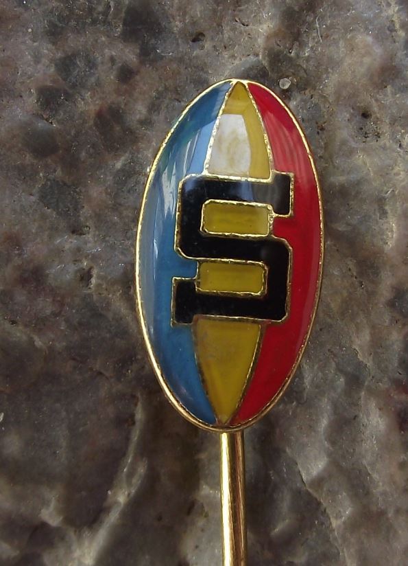 Vintage Sparta Prague Praha Czech Rugby Football Union League Ball Pin Badge - Badgecrazy
