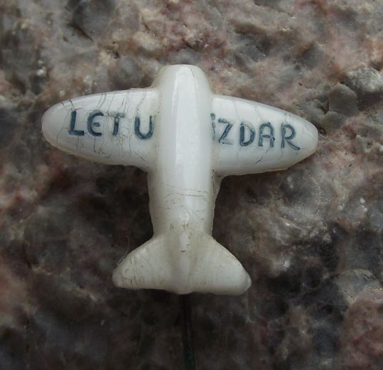 Antique 1950's Pilots Tally Ho Successful Flight Wish Cry Aircraft Pin Badge - Badgecrazy