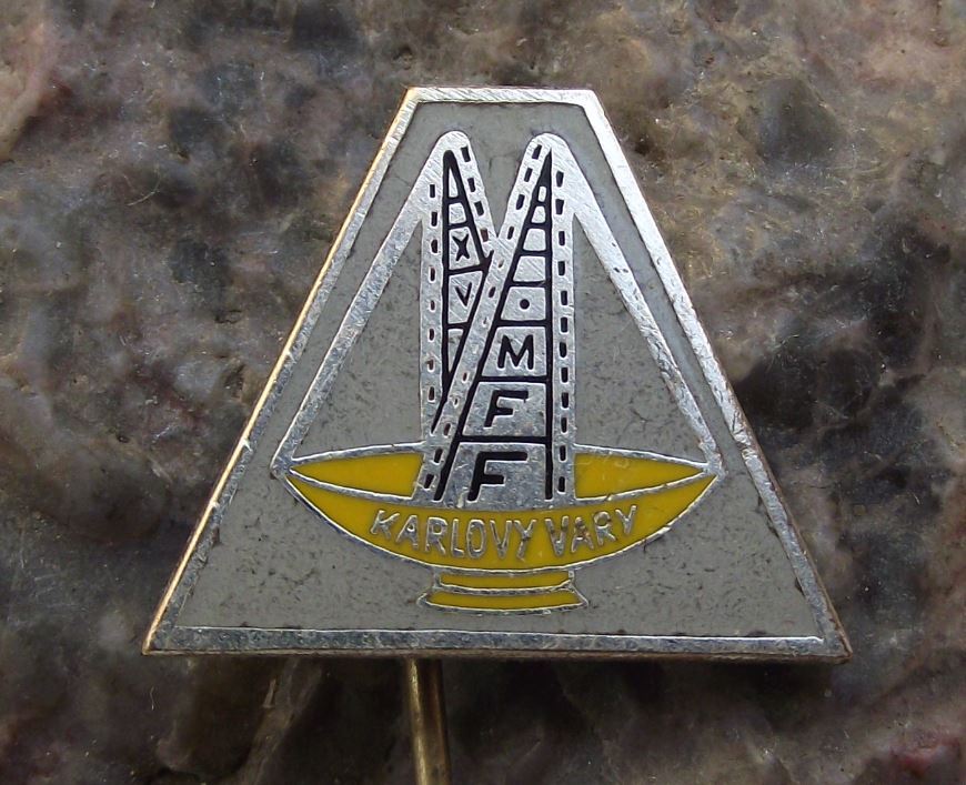 1966 MFF Karlovy Vary 15th Czech International Film Festival Award Pin Badge - Badgecrazy