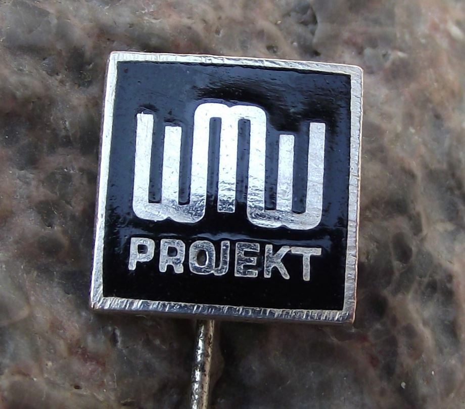 Vintage East Germany DDR WMW Project Union Heavy Engineering Machines Pin Badge - Badgecrazy