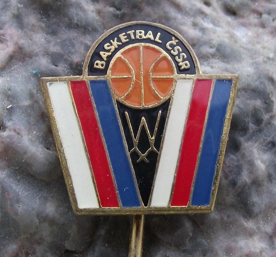 Antique Czechoslovakia CSSR Basketball Federation Association Members Pin Badge - Badgecrazy