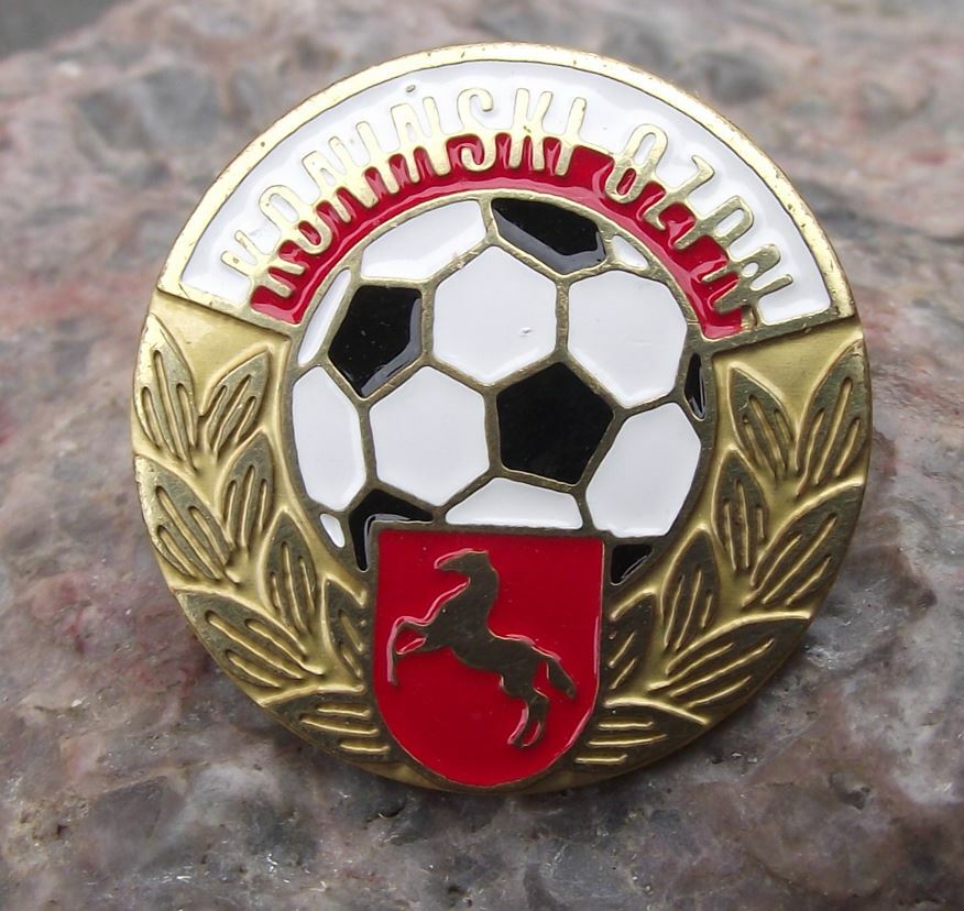 Vintage KOZPN Football Club Poland Polish Horse Logo Pin Badge - Badgecrazy