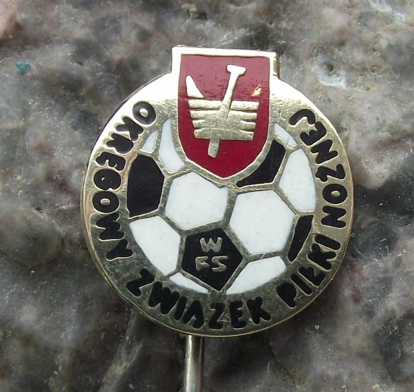 Antique Lodz Football Association Poland Polish Sports Club Crest Pin Badge - Badgecrazy