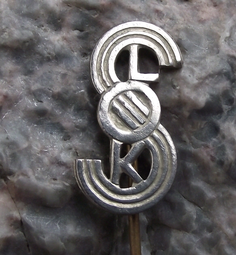 Antique Sokol Sports Association Organisation of Czechoslovakia Logo Pin Badge - Badgecrazy