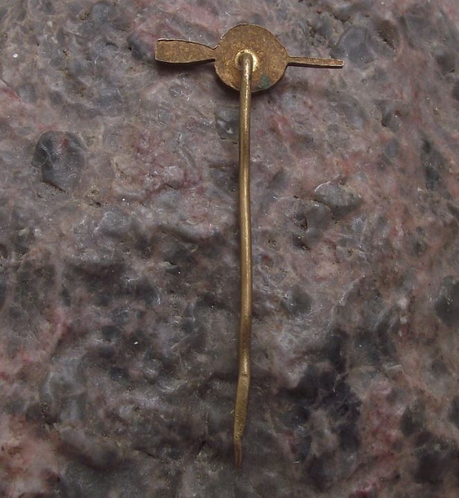 1959 Czech National Rowing Association 75th Anniversary Oar Logo Pin Badge - Badgecrazy