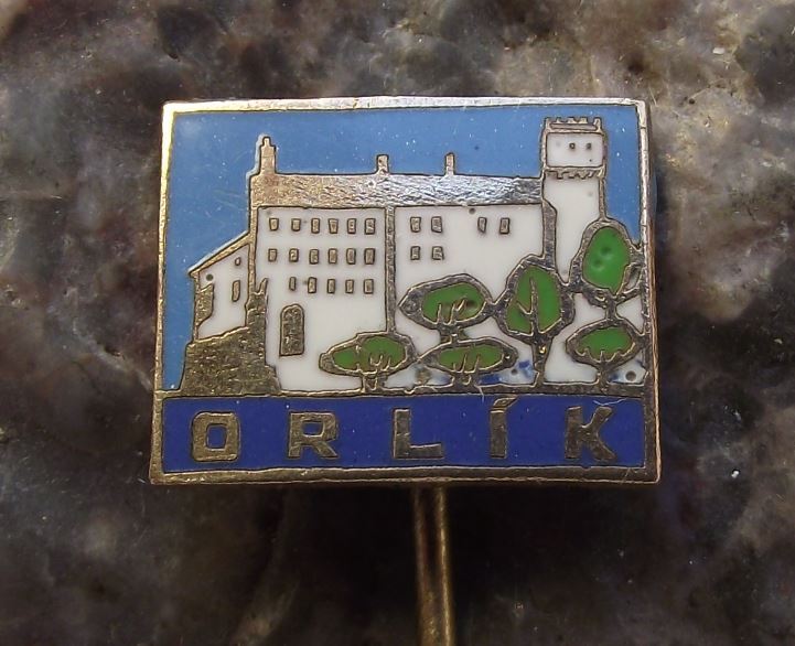 Orlik Czech Gothic Castle Chateau Czech Tourist Souvenier Sight Pin Badge - Badgecrazy