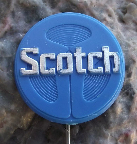 Vintage Scotch Boy Recording Computer Tape Reel Audio Data 3M Company Pin Badge - Badgecrazy
