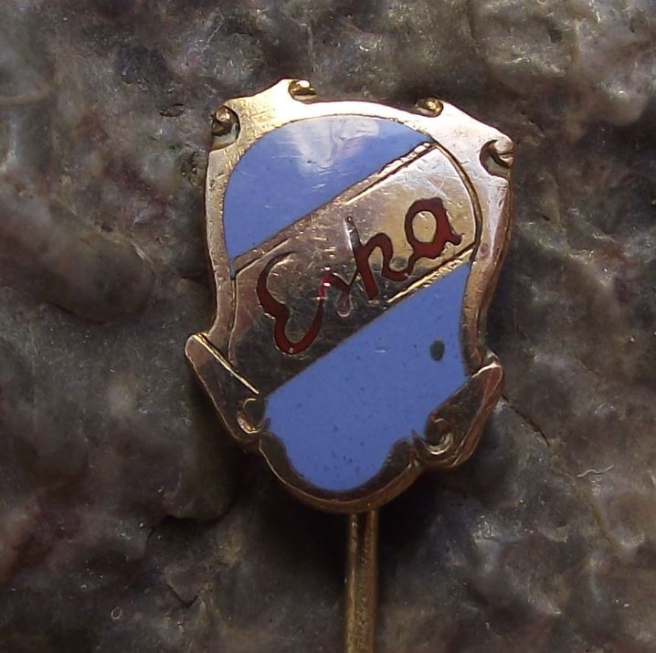 Antique ESKA Bicycle and Motorbike Works Shield Logo Crest Advertising Pin Badge - Badgecrazy