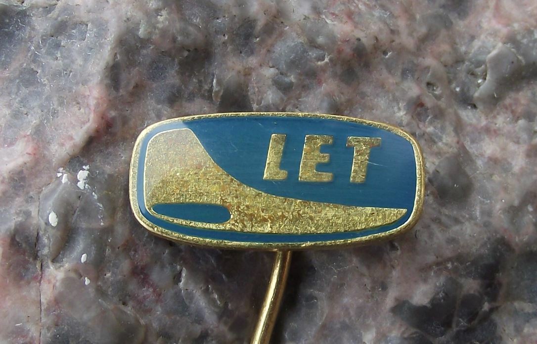 Vintage Let Aircraft Industries Czechoslovakia Aviation Plane Factory Pin Badge - Badgecrazy
