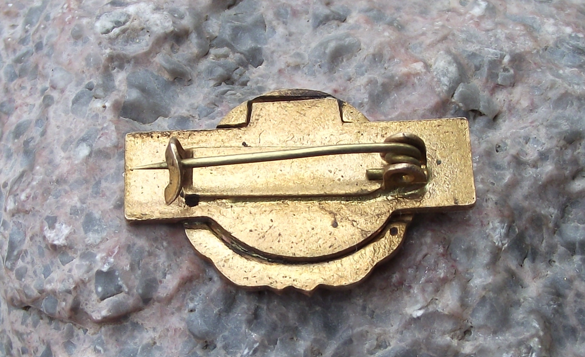 Vintage Svazarm Czech Army Reserve Grade 3 Shooter Paramilitary Brooch Pin Badge - Badgecrazy