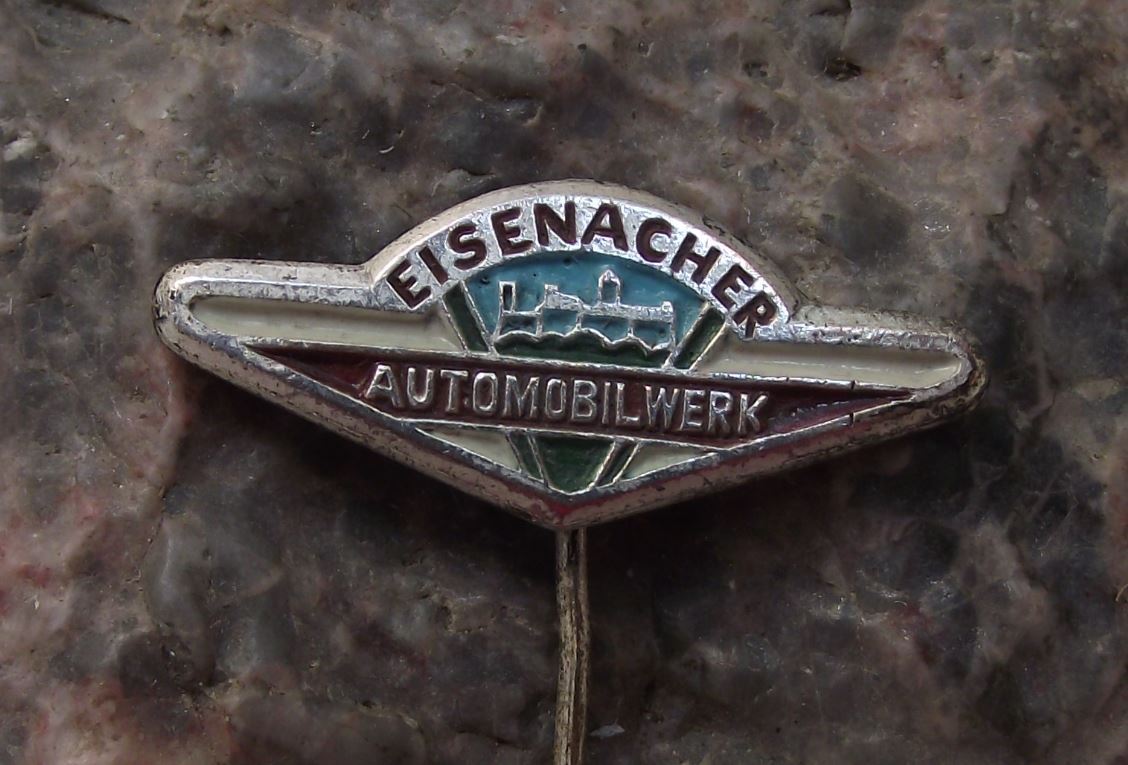 Antique Automobilwerk Eisenach Wartburg Car Autos DDR GDR East Germany Pin Badge - Badgecrazy