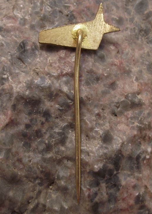 Antique Orion Star Sweet Czech Chocolate Bar Maker Confectioner Pin Badge - Badgecrazy