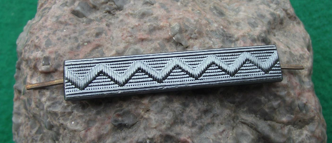 Czechoslovakia Czech Army Uniform Badge Military Ribbon Silver Rank Bar Stripe - Badgecrazy