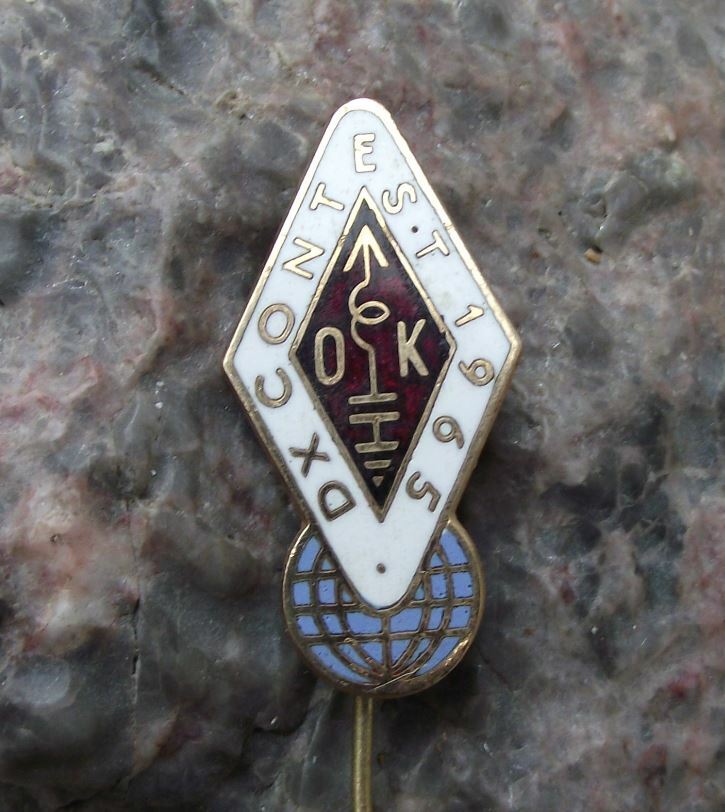 1965 DX Contest Audio Visual Club Amateur Radio Member Competition Pin Badge - Badgecrazy