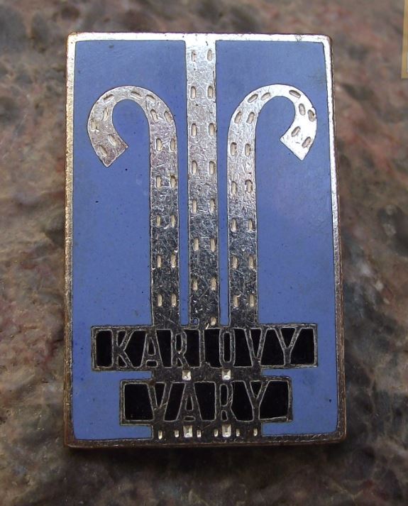 MFF Karlovy Vary Karlsbad International Film Festival Awards Film Reel Pin Badge - Badgecrazy