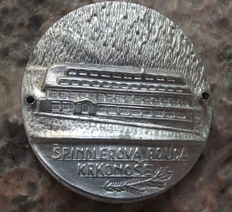 Spindlerova Bouda Krkonose Mountains Czech Ski Lodge Walking Stick Stocknagel - Badgecrazy