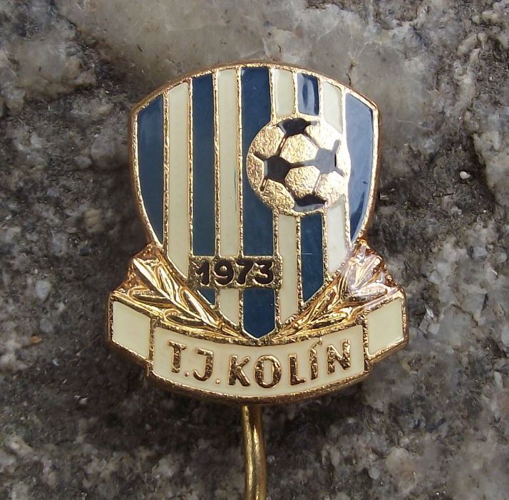 Sportovni klub SC Kolin 1973 Czech Republic Football Soccer Crest Pin Badge - Badgecrazy