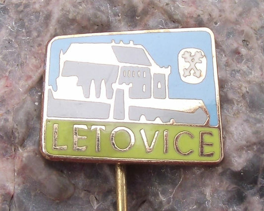 Vintage Letovice Lettowitz Blansko Monastery Tourist Souvenier Pin Badge - Badgecrazy