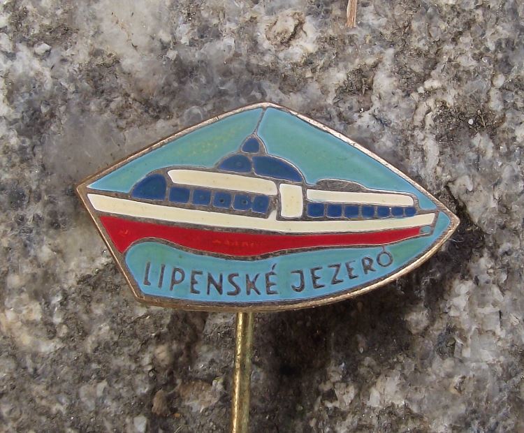 Lipno Holiday Resort Lake Dam Boat Ship Cruiser Lipenske Jezero Pin Badge - Badgecrazy