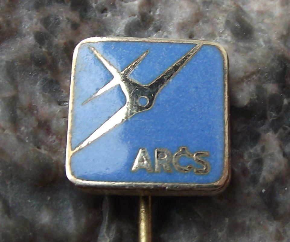 Vintage ARCS Aeroklub Czechoslovakia Aircraft Aeroplane Flying Club Pin Badge - Badgecrazy