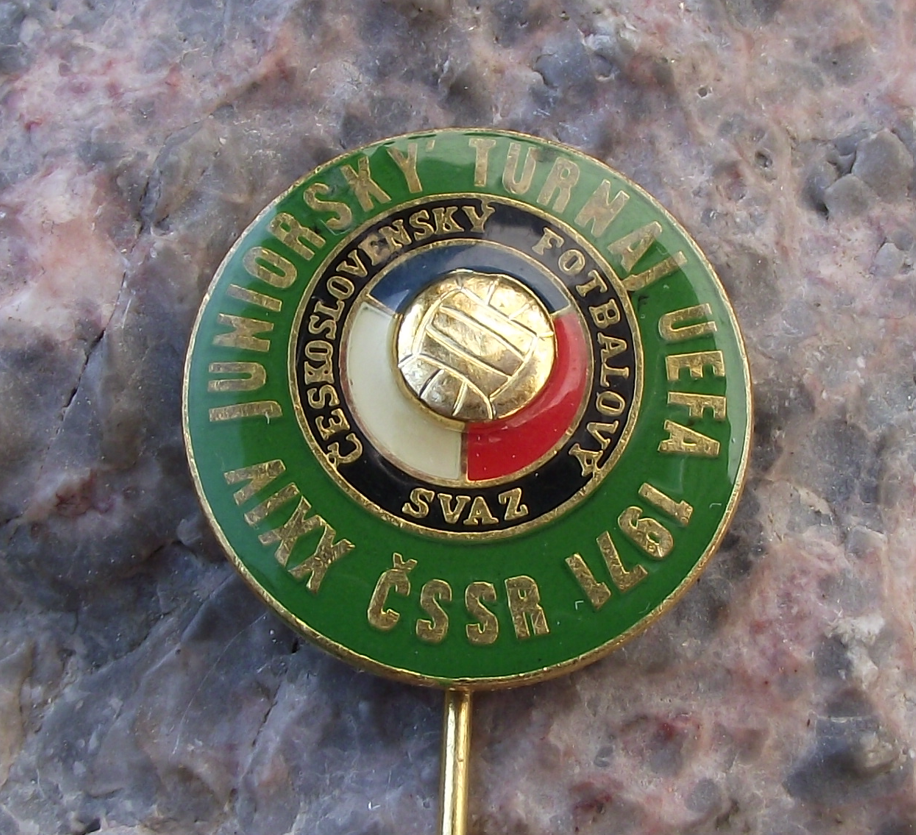 1971 UEFA 24th Junior Tournament Czecholovakia Football Association Pin Badge - Badgecrazy