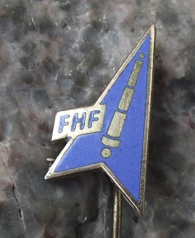 Vintage FHF East German Motorbike Shock Absorbers GDR DDR Advertising Pin Badge - Badgecrazy