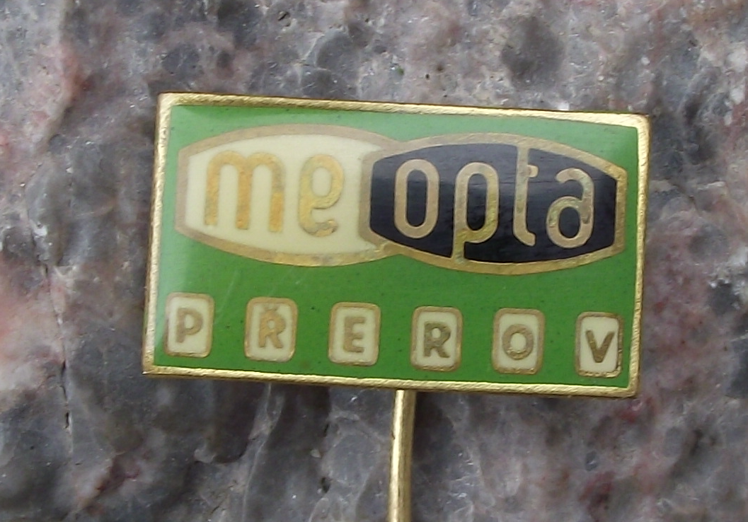 Vintage Meopta Prerov Czechoslovakia Photographic Camera and Lens Firm Pin Badge - Badgecrazy