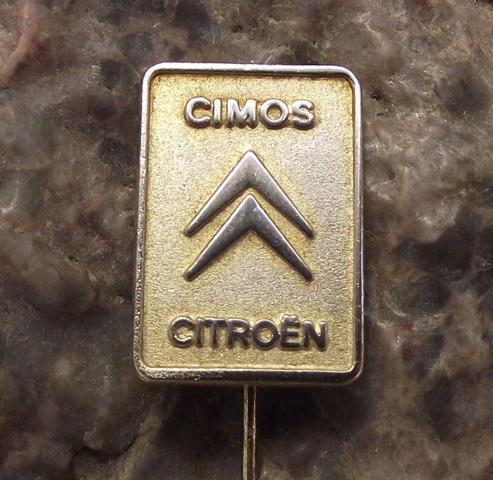 1972 Citroën Citroen Tomos Iskra Cimos Car Components Parts Souvenier Pin Badge - Badgecrazy