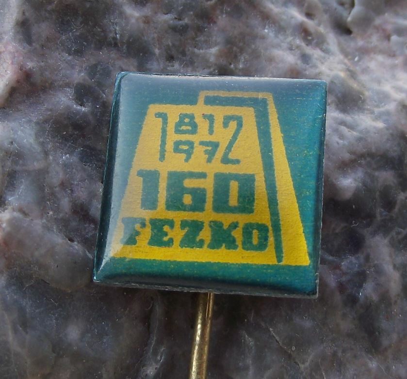 1972 Fezko 160th Anniversary Fez Hat Maker Hatter Czechoslovakia Pin Badge - Badgecrazy